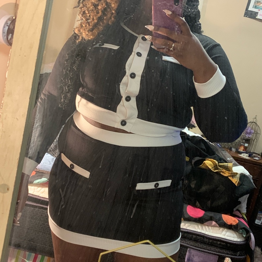 Plus Skirt Set